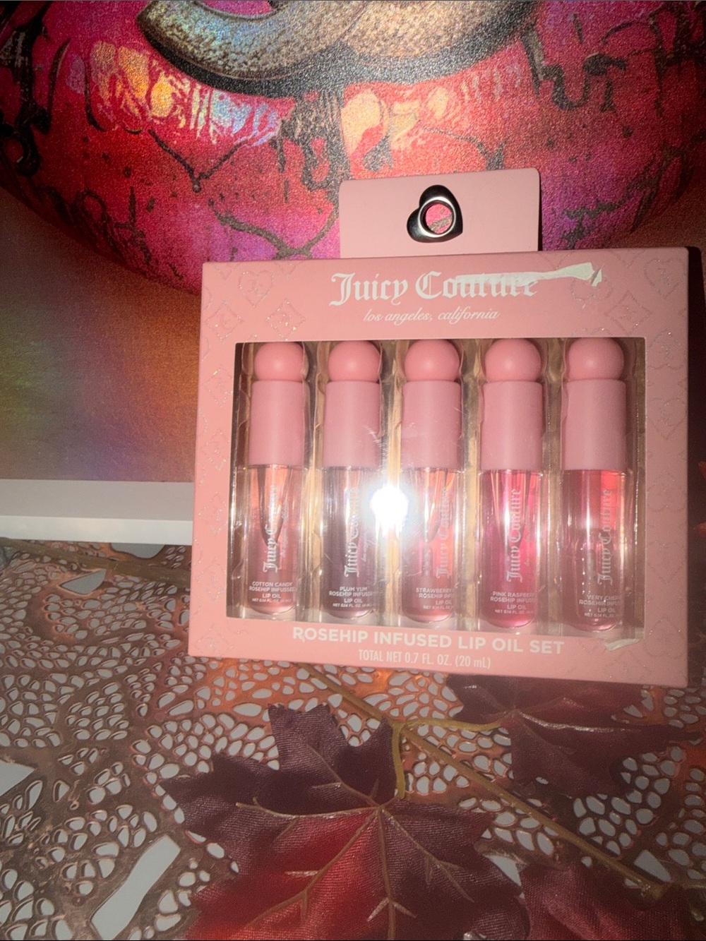 Juicy Couture Rosehip Infused Lip Oil Set — Pink